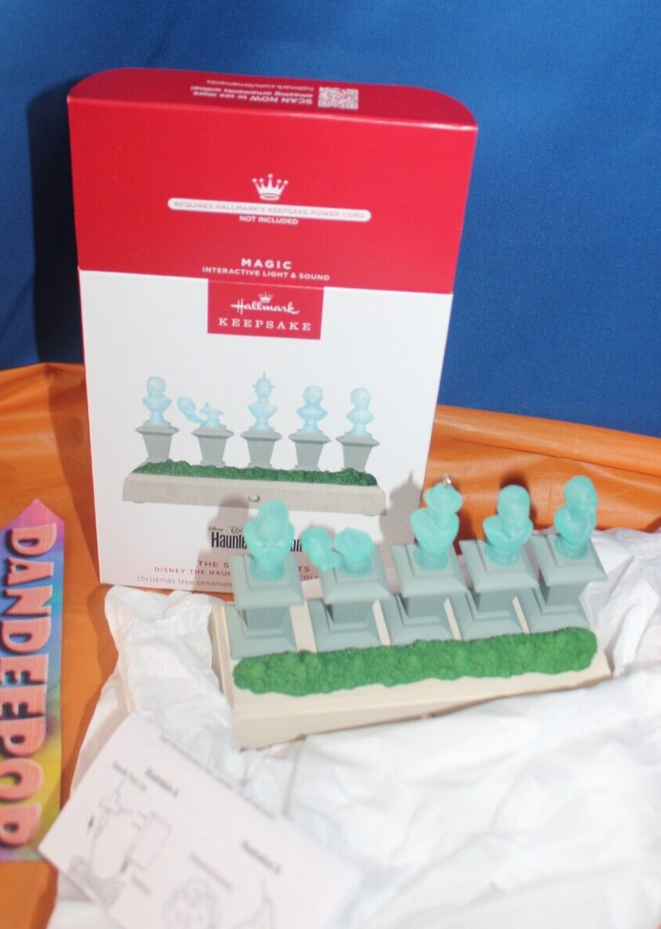 Hallmark Disney The Haunted Mansion Singing Busts Grim Grinning Ghosts Ornament
